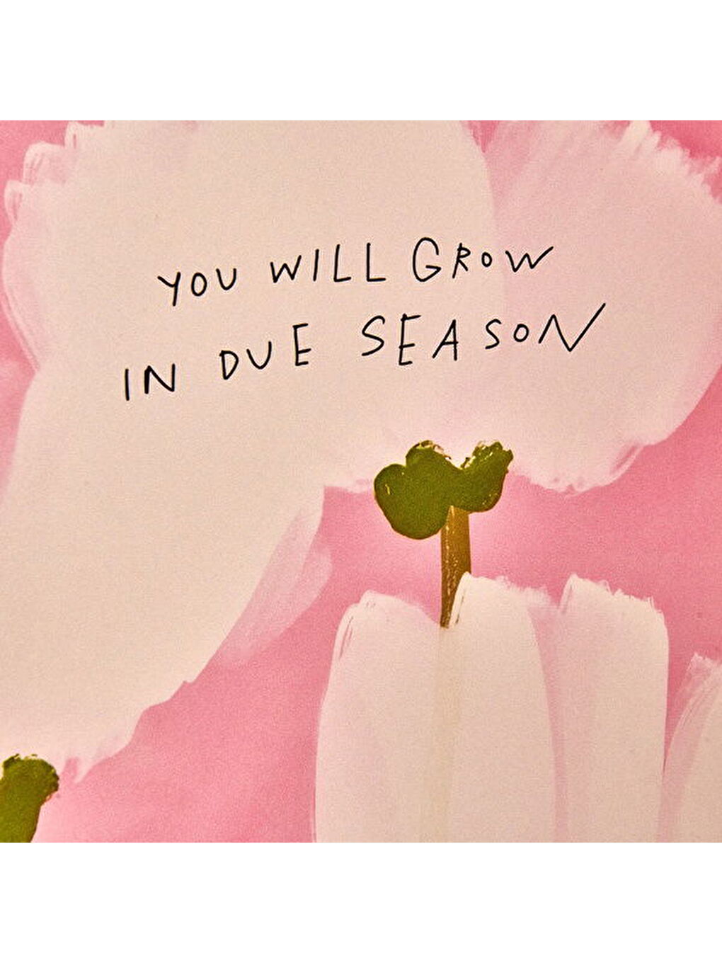 Deco You Will Grow In Due Season Duvar Panosu - Pembe - 30x40 cm-3