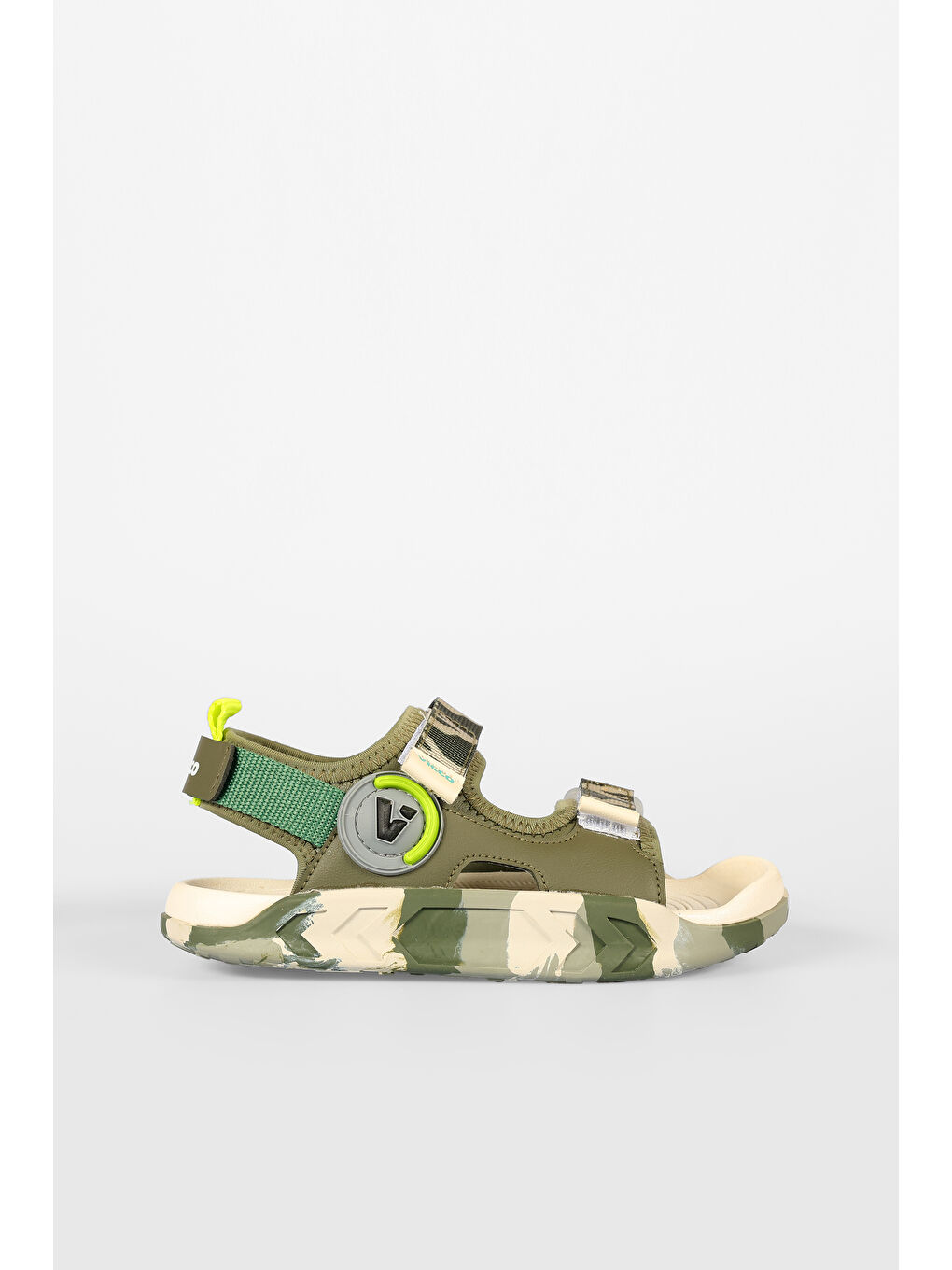 Tape Hafif Erkek Çocuk Haki Sandalet-2