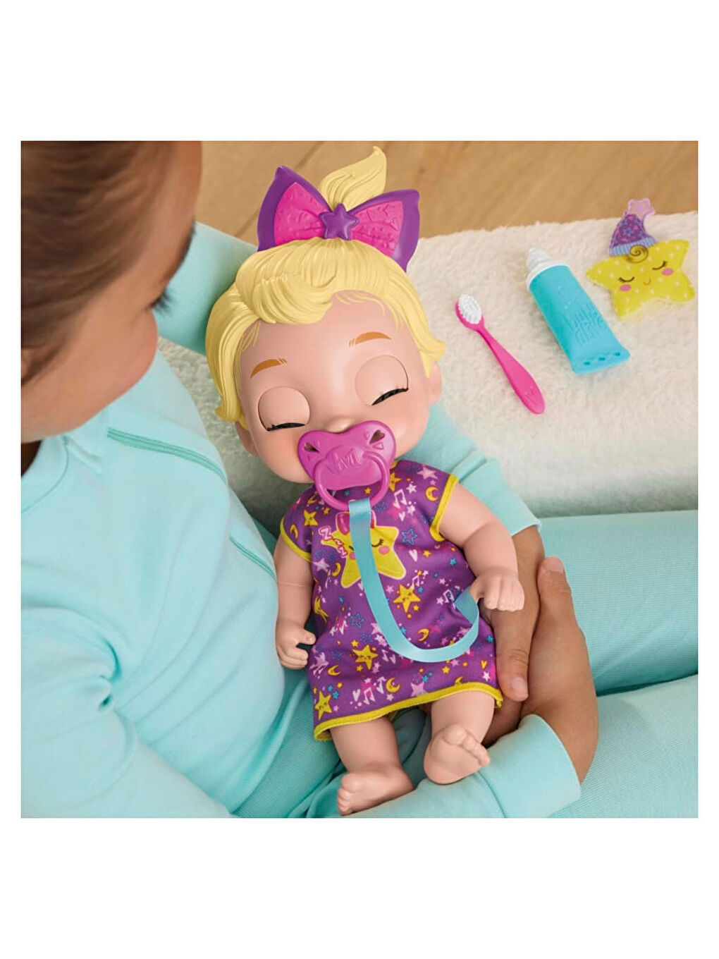 Baby Alive Renksiz Uykucu Bebeğim Sarışın F9856 - 3