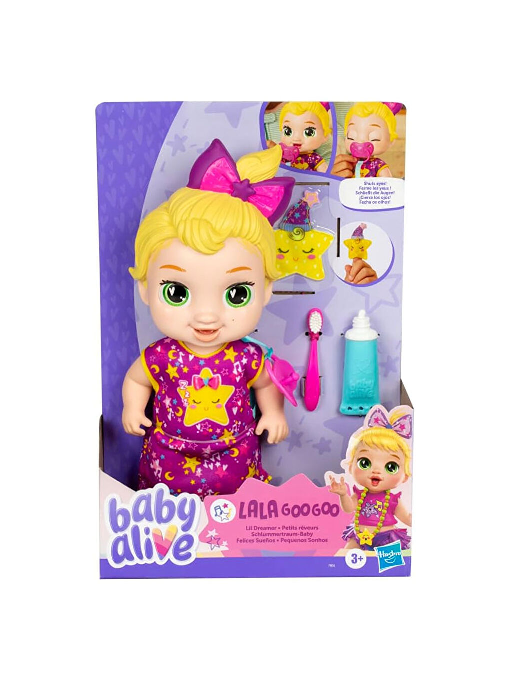 Baby Alive Renksiz Uykucu Bebeğim Sarışın F9856 - 5