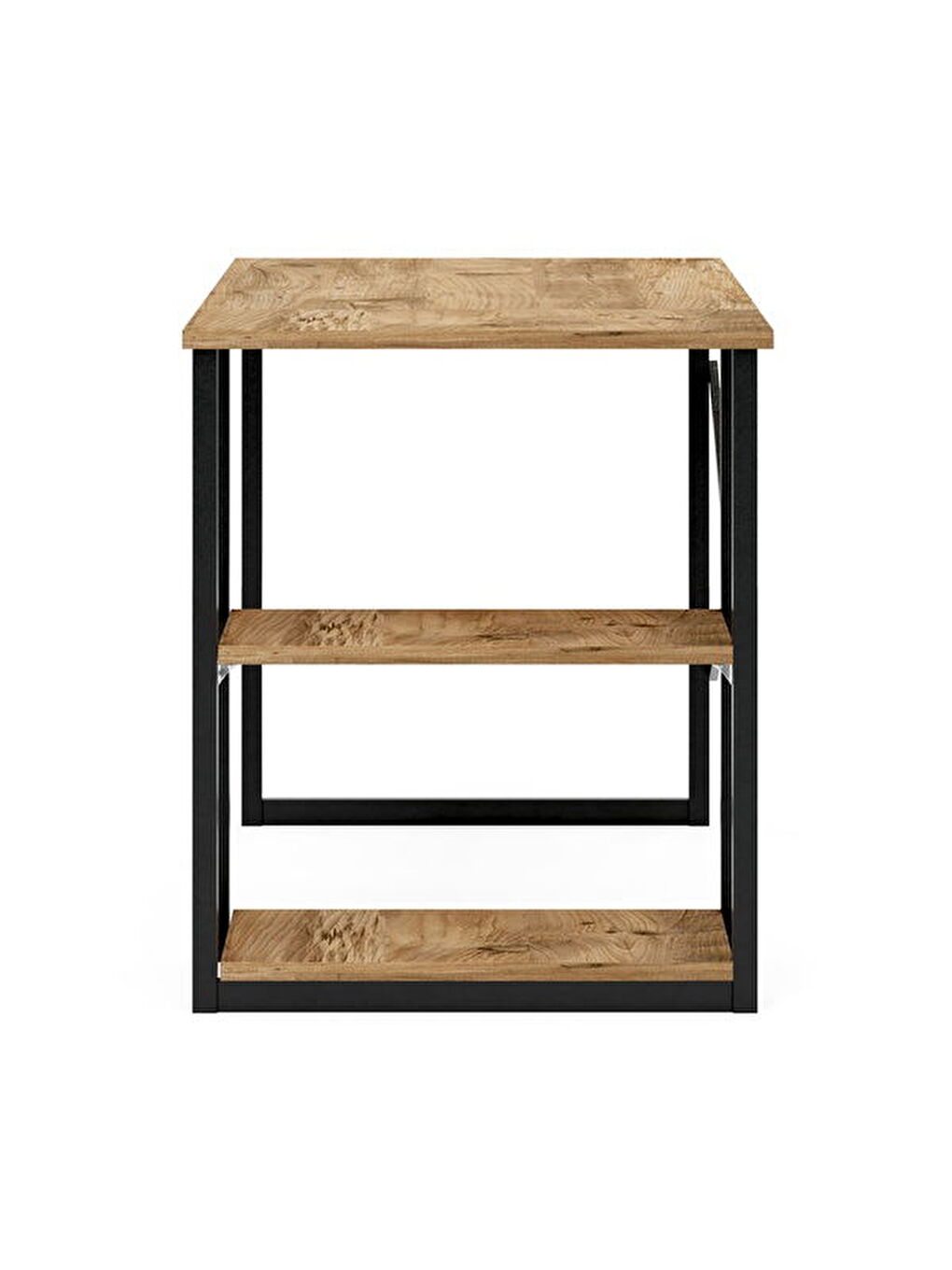 Kahverengi Raflı Çalışma Masası - Atlantik Çam - 120 cm-4