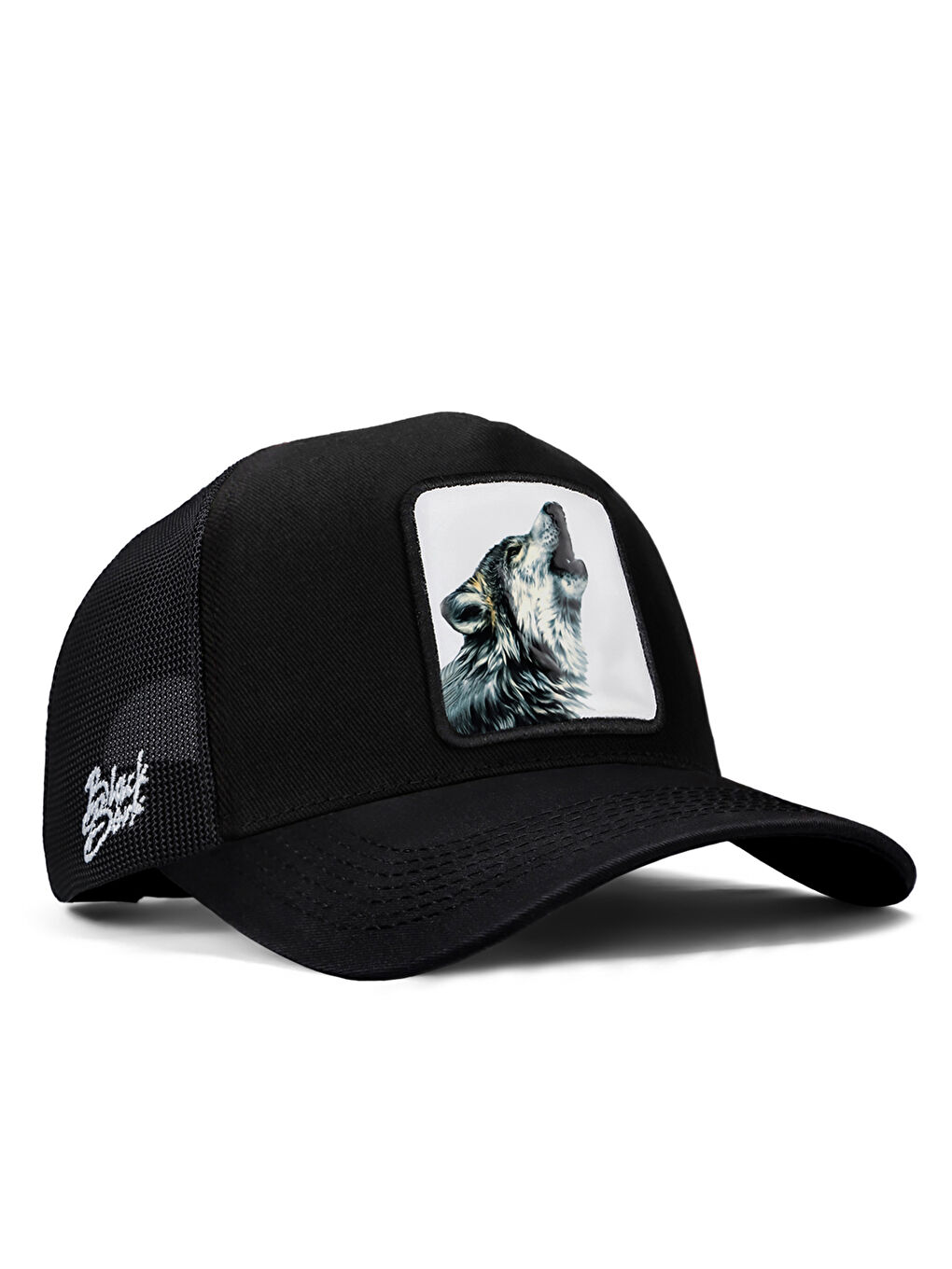 BlackBörk Lacivert V1 Trucker Krt 2bs Kod Logolu Unisex Siyah Şapka  CAP