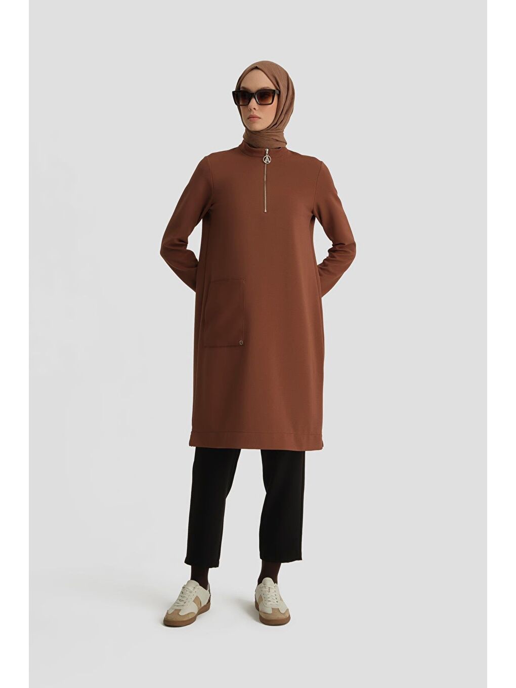 Bej Trend Tunik 24Kt453 Vizon-2