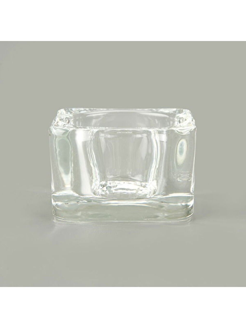 Renksiz Kristal Mumluk - Şeffaf - 5x3 cm