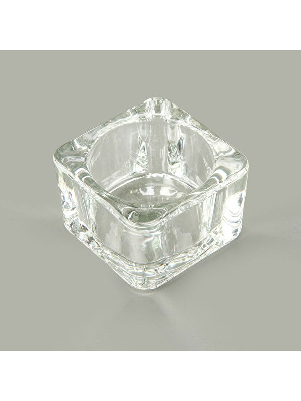 Renksiz Kristal Mumluk - Şeffaf - 5x3 cm-1
