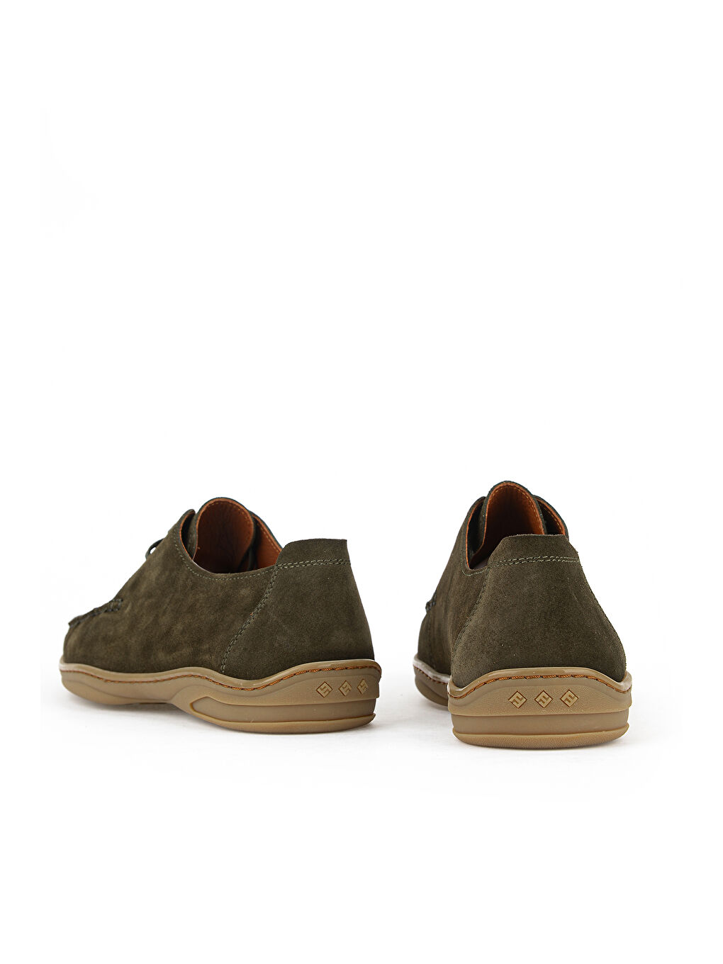 Erkek Hakiki Deri Günlük Ayakkabı 1611064Z026 Haki-2