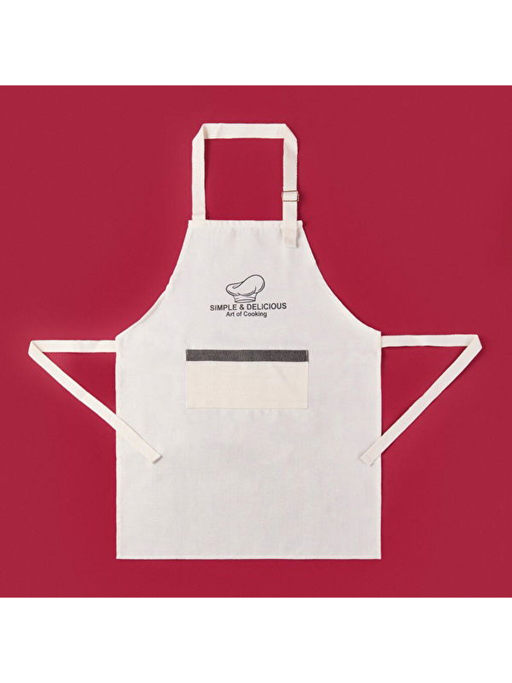 Soft Zinon Mutfak Önlüğü - Ekru - 54x78 cm