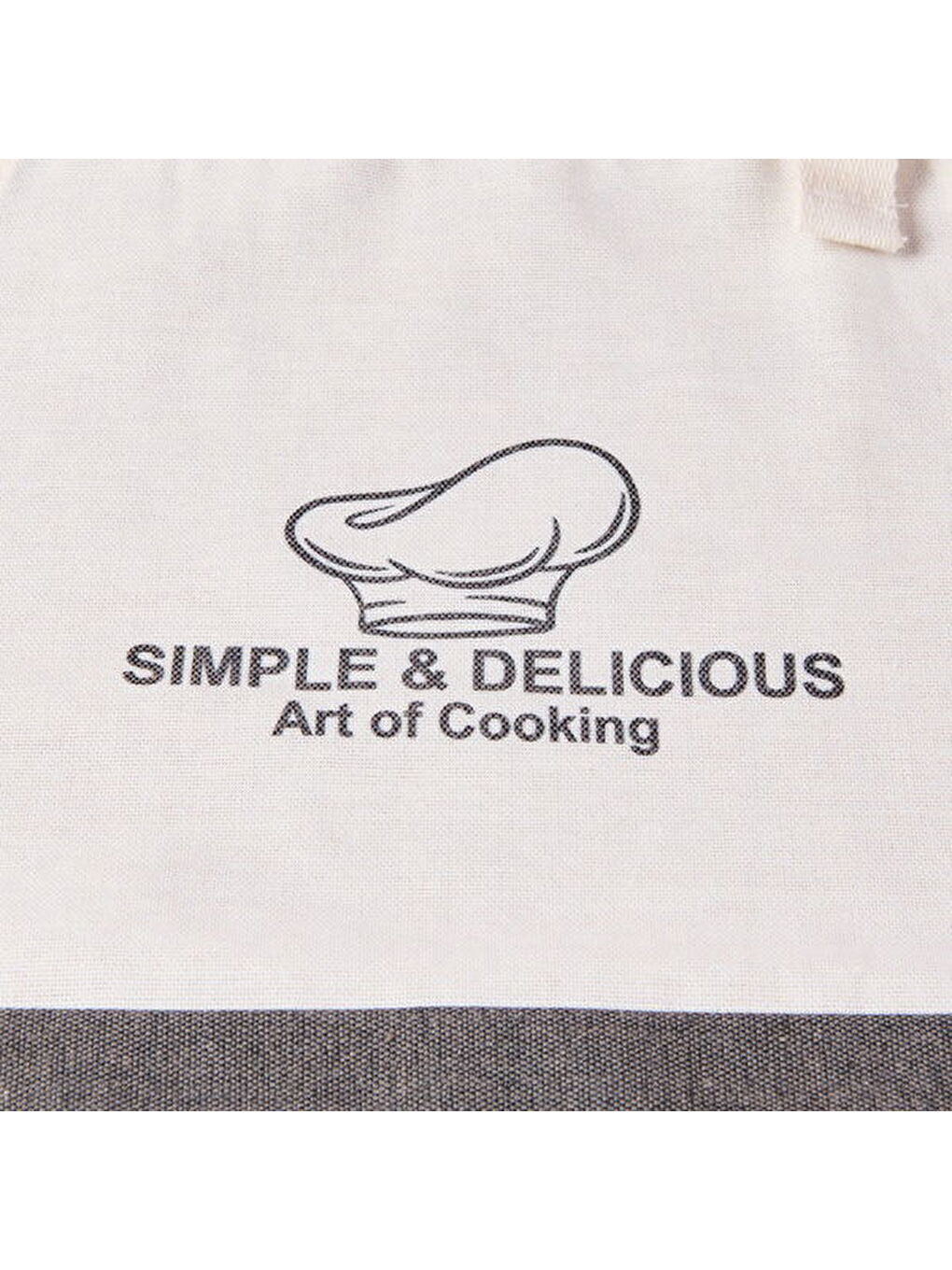 Soft Zinon Mutfak Önlüğü - Ekru - 54x78 cm-1