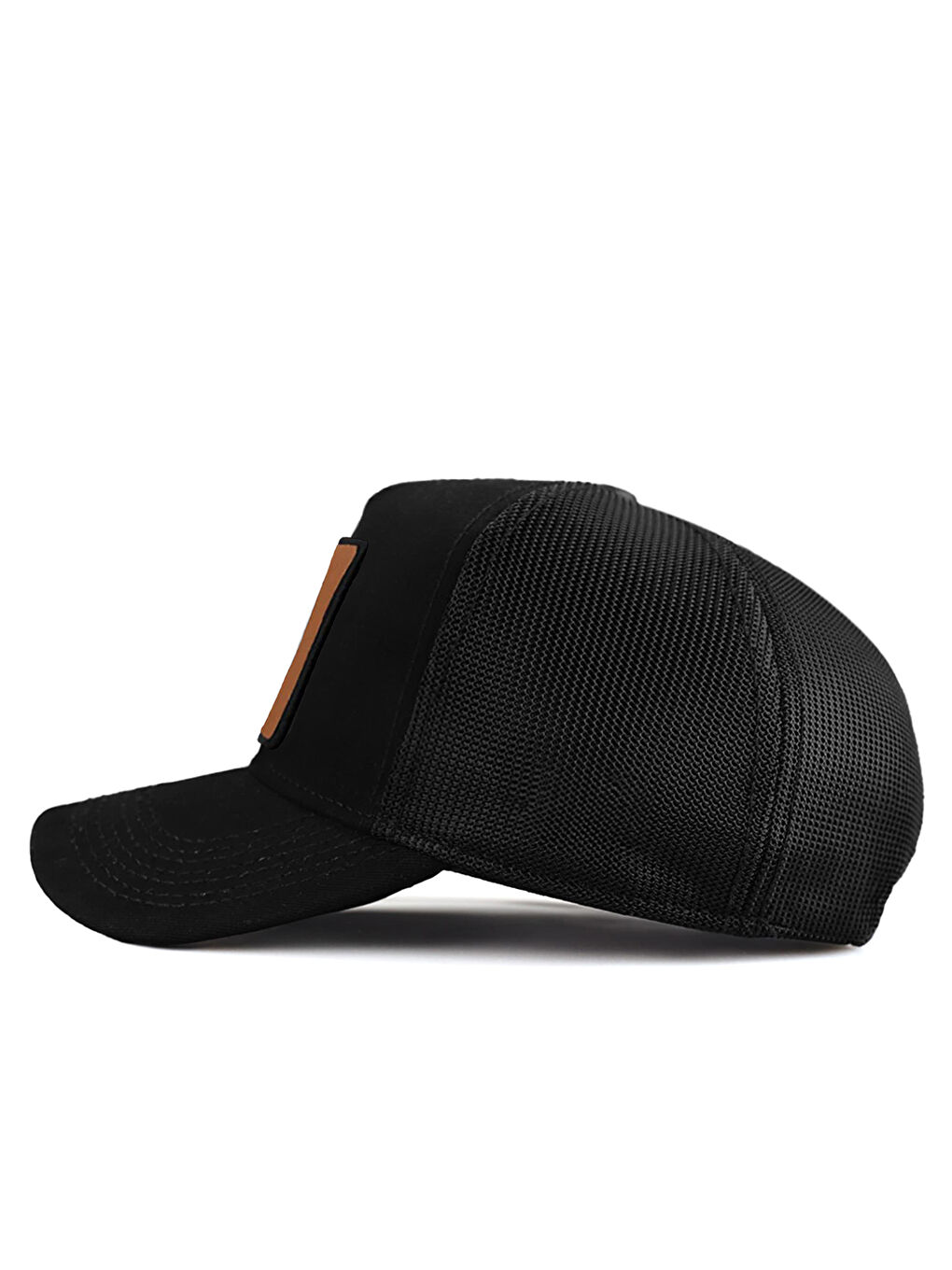 BlackBörk Kırmızı V1 Trucker   4cs Kod Logolu Unisex Siyah Şapka  CAP - 3