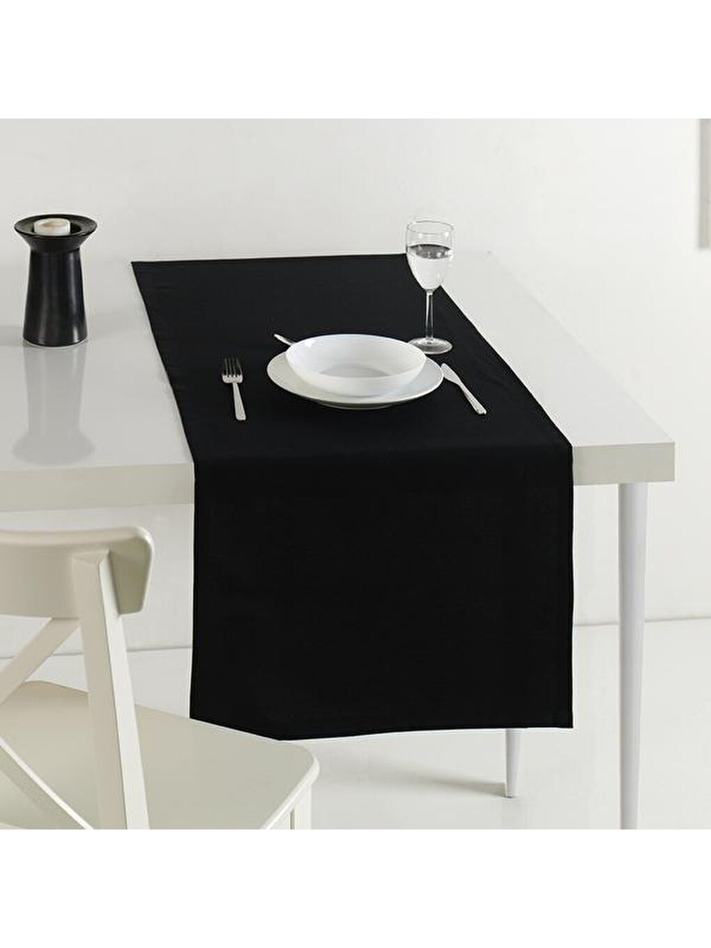 Roma Runner - Siyah - 50x170 cm