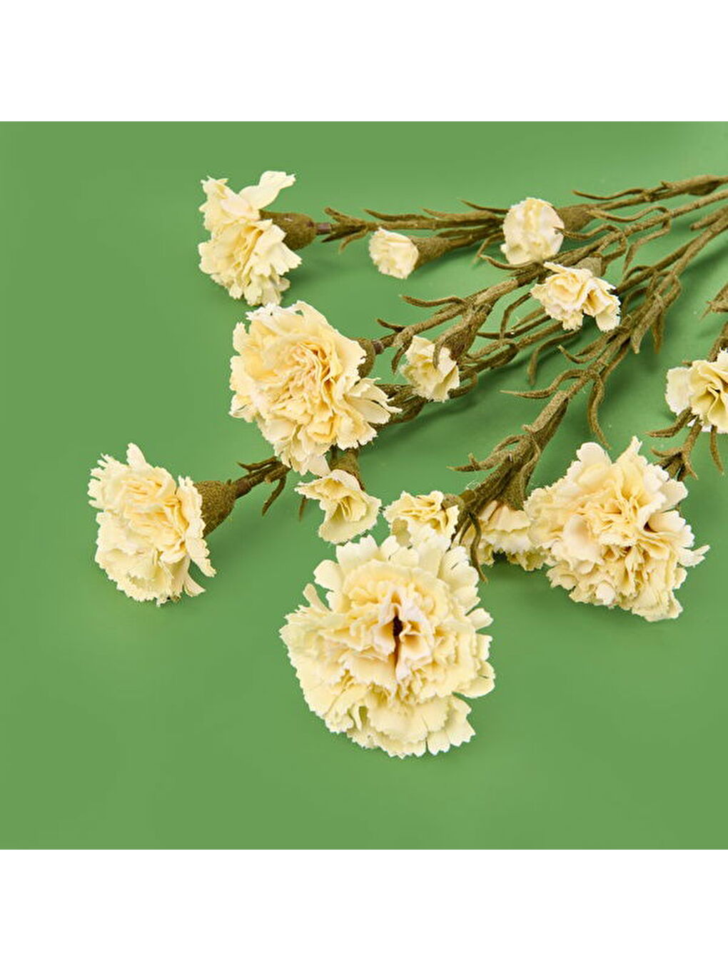 Ekru Deco Kranfil Dal Çiçek - Krem - 68 cm-1