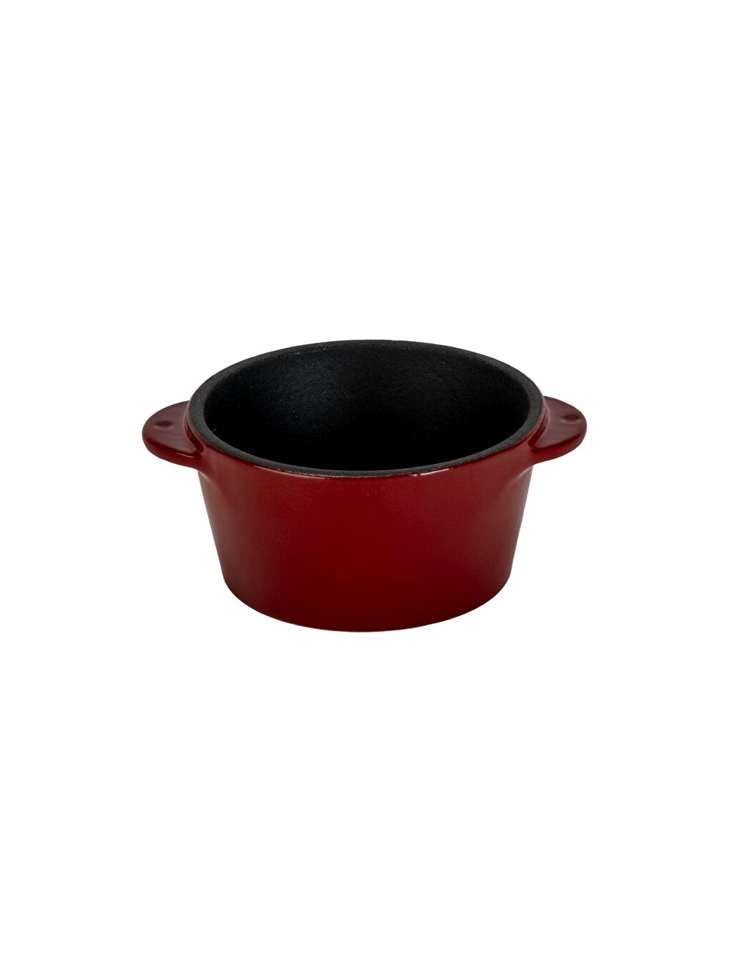 Bordo Yuvarlak Sufle / Sos Kabı. Çap(Ø)8cm.