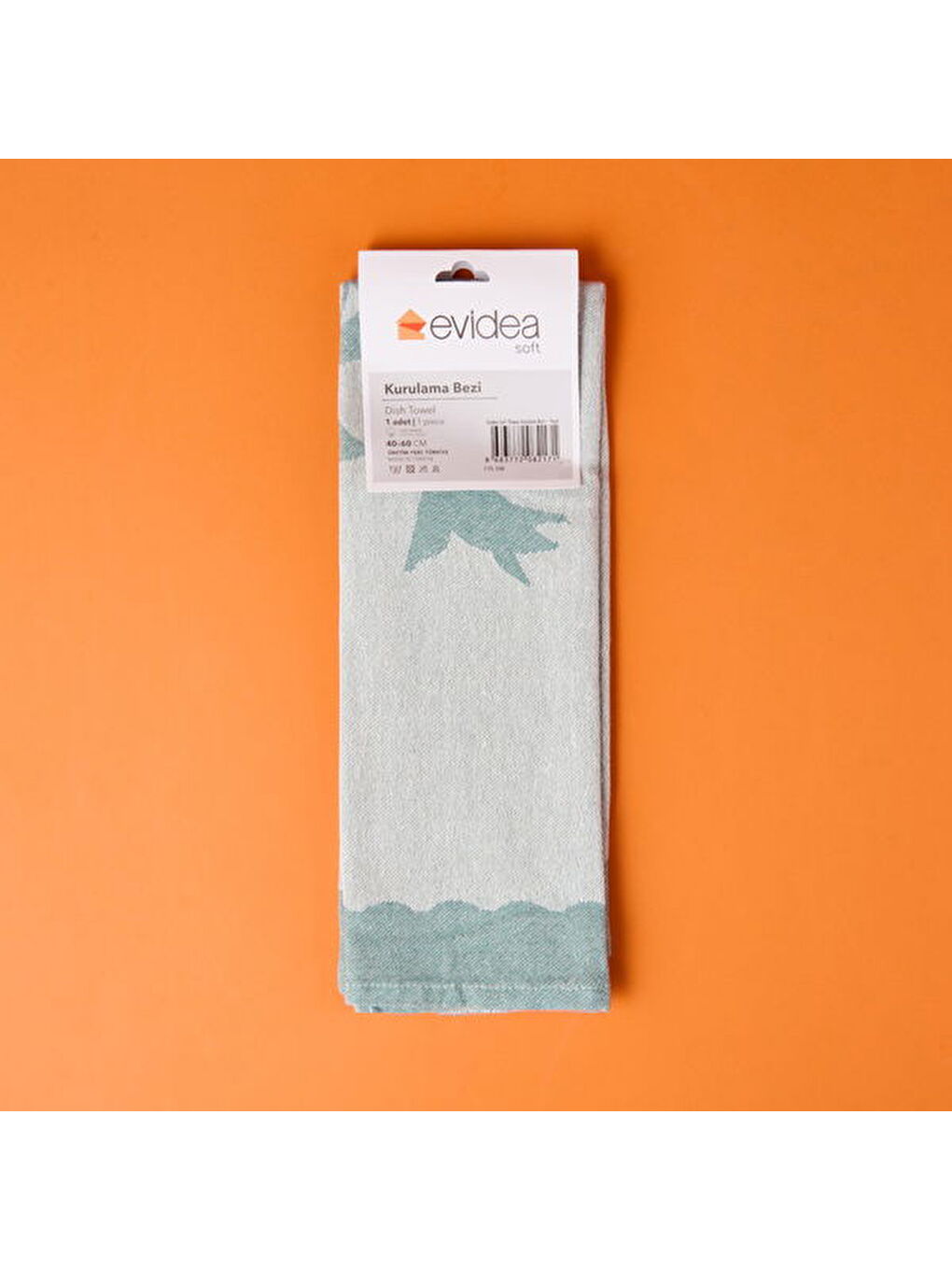 Soft Flower Kurulama Bezi - Yeşil - 40x60 cm-6