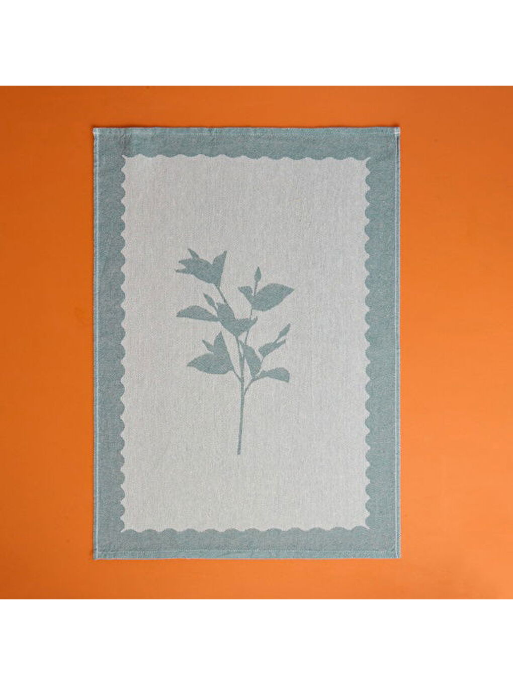 Soft Flower Kurulama Bezi - Yeşil - 40x60 cm-3