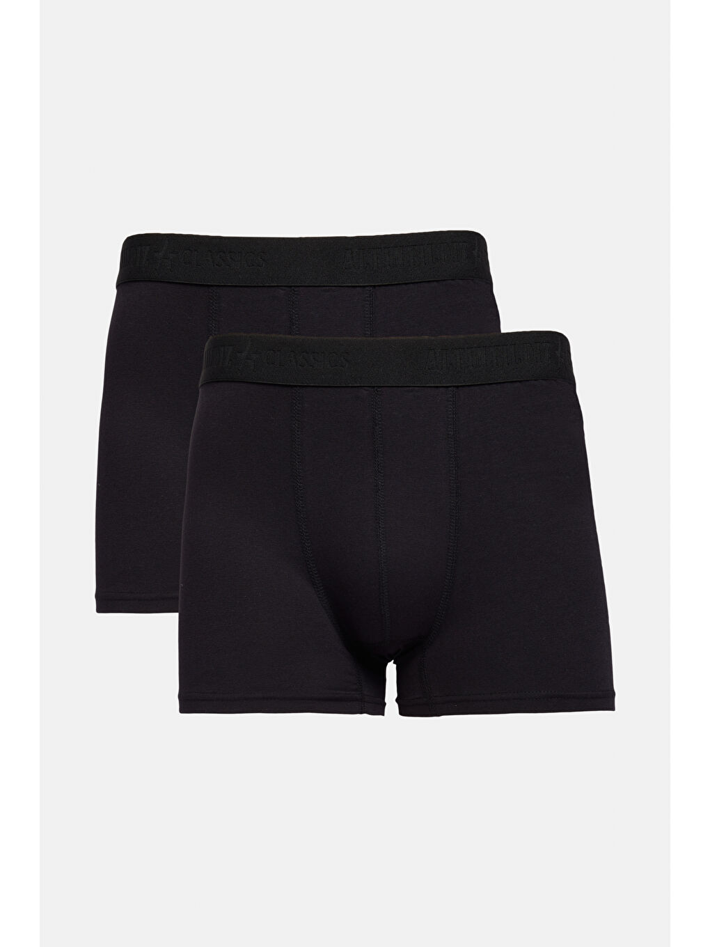 Erkek Siyah 2'li Boxer Paketi
