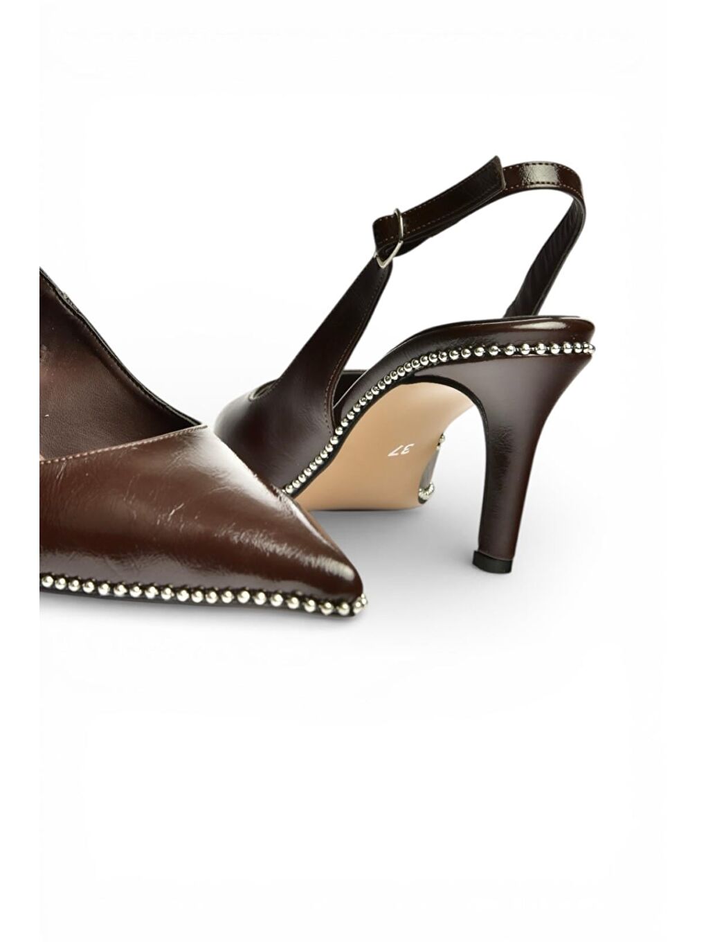 Kahverengi Kadın Topuklu Ayakkabı Y572099760-4