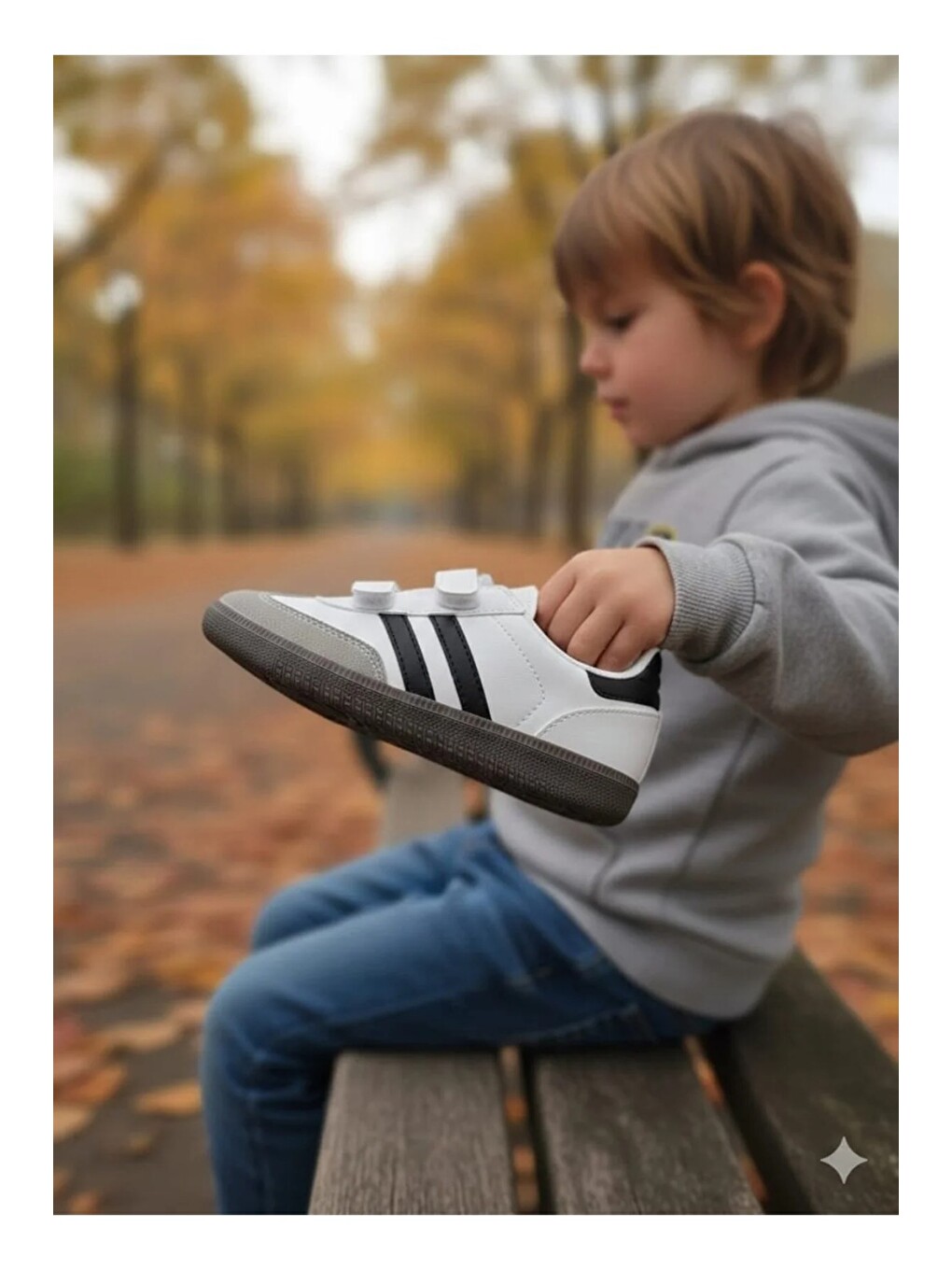 Beyaz Kids Unisex Çocuk Spor Ayakkabı Sneakers-2
