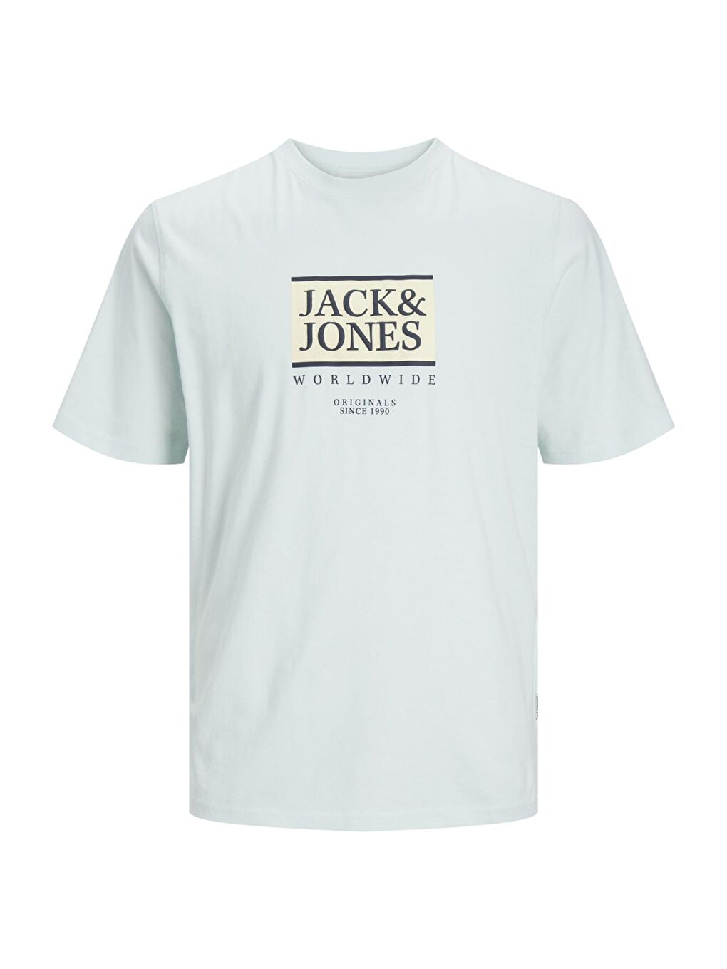 Jack & Jones Turkuaz Jorlafayette Pamuklu Regular Fit Erkek T Shirt 12252681