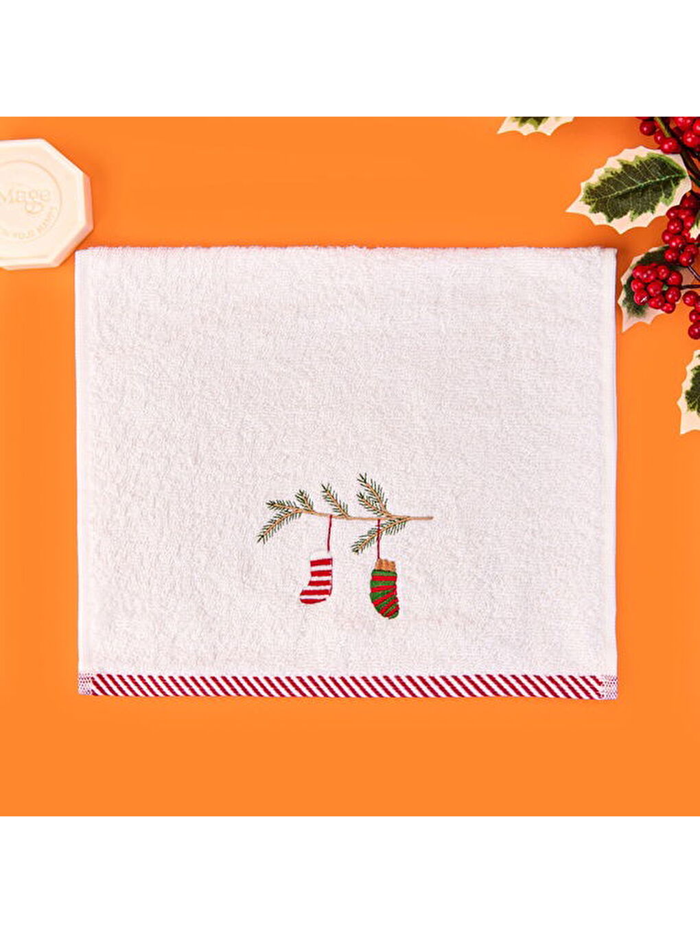 Soft Sock El Havlusu - Ekru - 30x50 cm