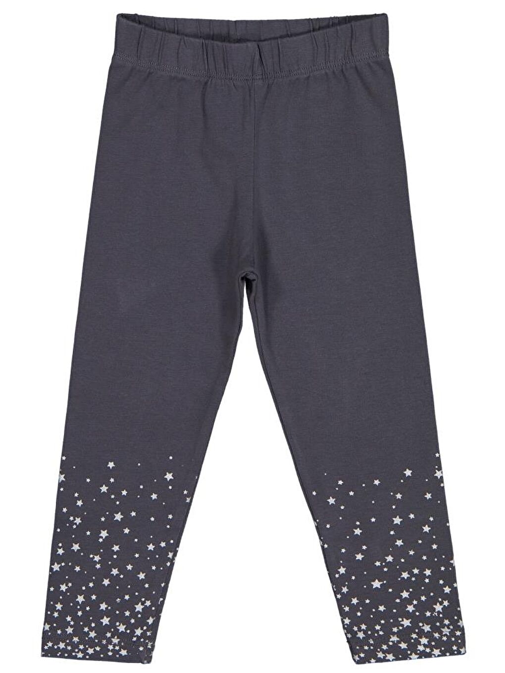Antrasit Girls Yıldız Baskılı 2-5 Yaş Tayt-1