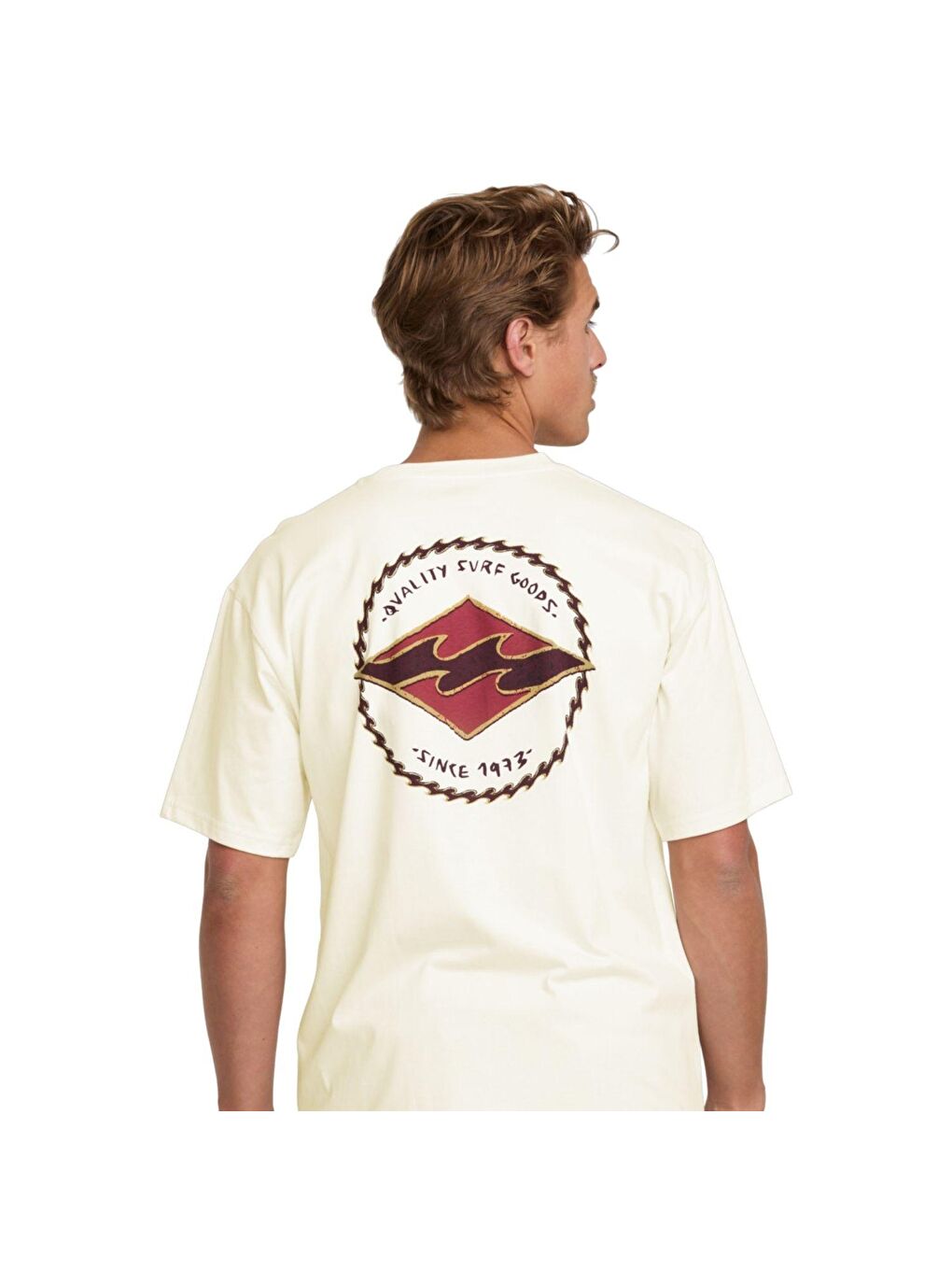 Rotor Diamond Regular Erkek Beyaz Tişört-3