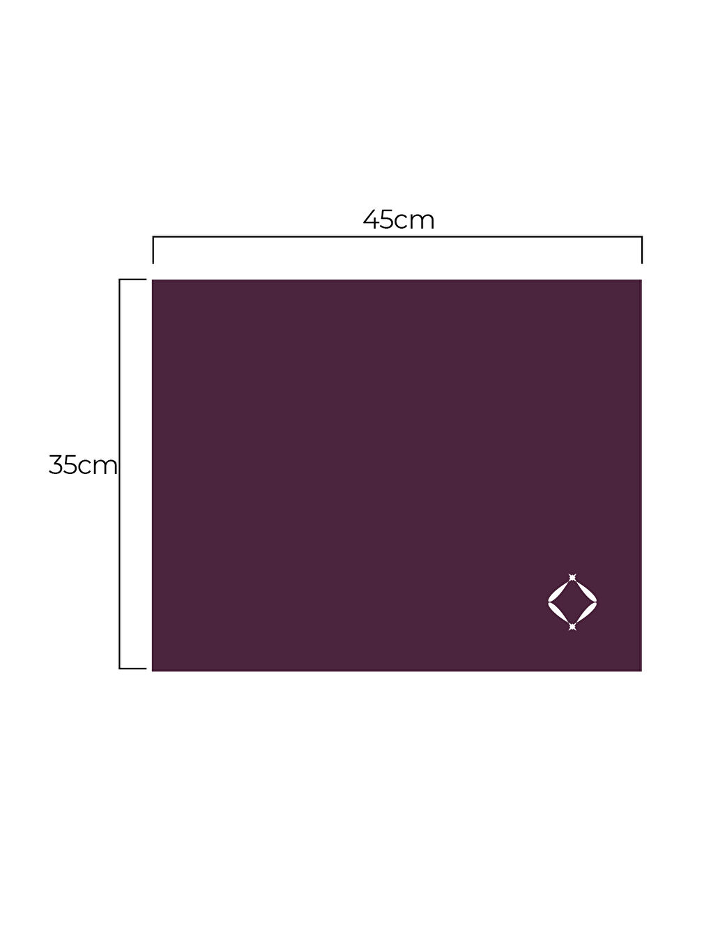 Nova Minimal Kabuk Formlu Geometrik Dalga Motifli  2'li Amerikan Servis Seti Mor-Beyaz-1