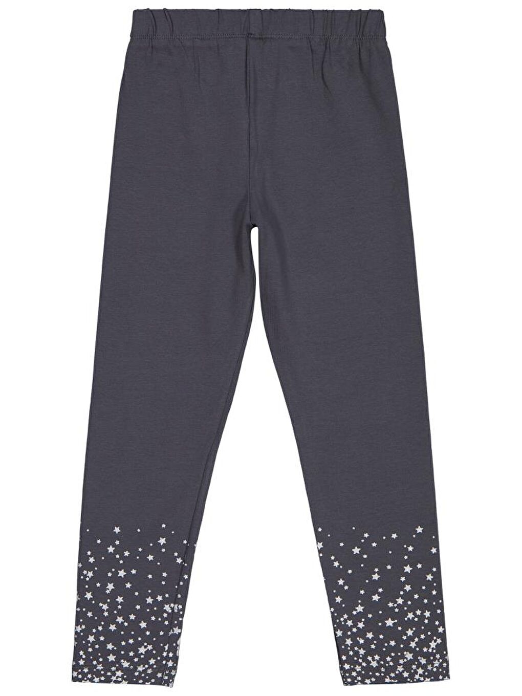 Antrasit Girls Yıldız Baskılı 6-9 Yaş Tayt-1
