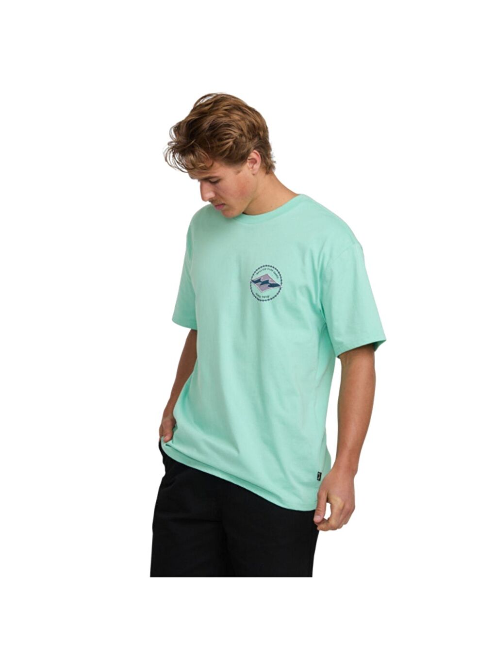 Rotor Diamond Regular Erkek Yeşil Tişört-2