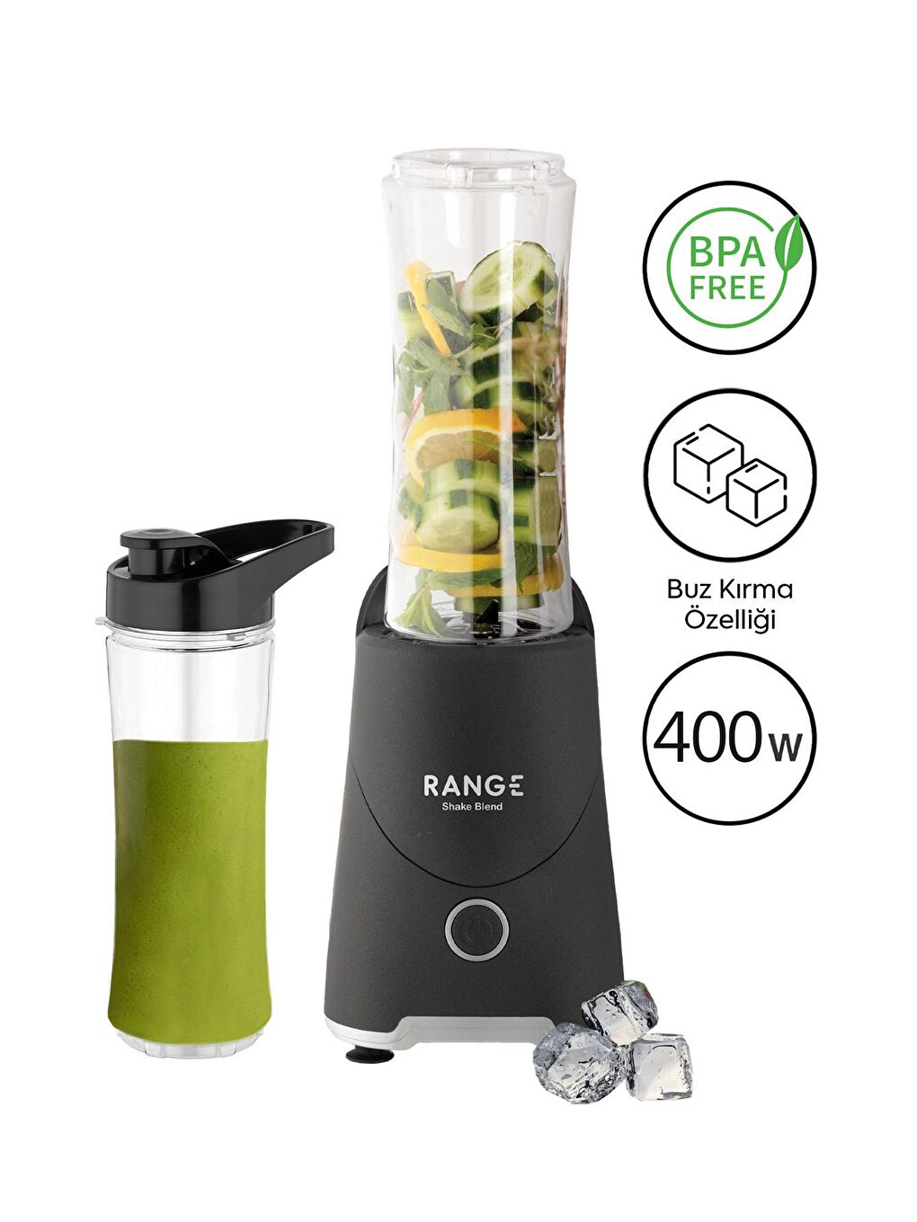 Fakir Renksiz Range 400 W Shake Kişisel Smoothie Blender