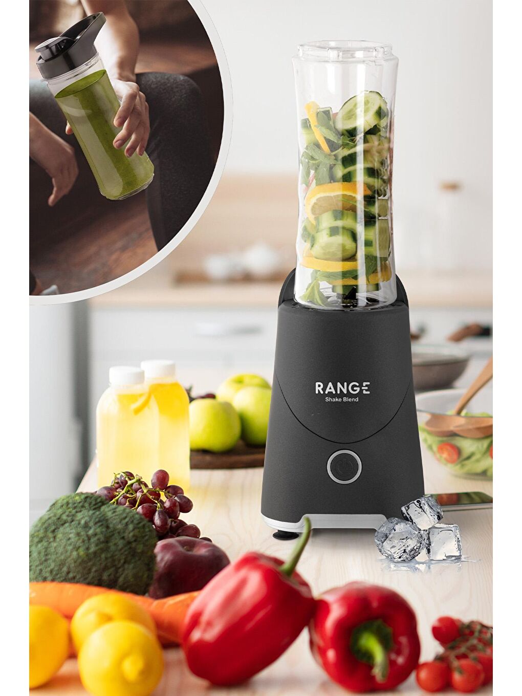 Fakir Renksiz Range 400 W Shake Kişisel Smoothie Blender - 1