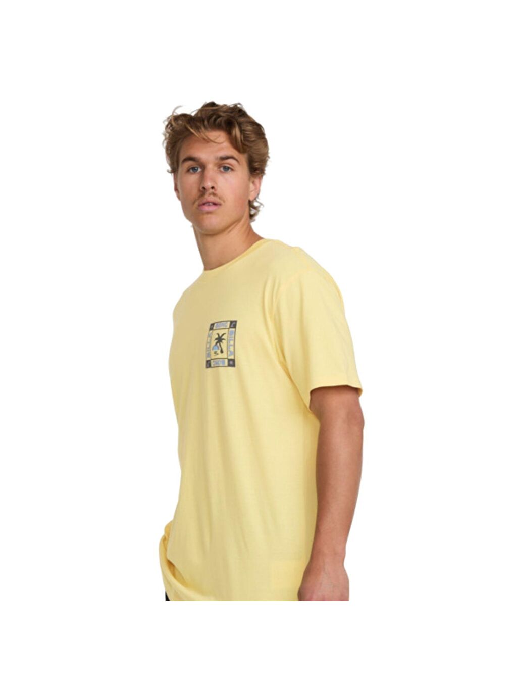 Sarı Window Premium Ss Erkek Tişört-2