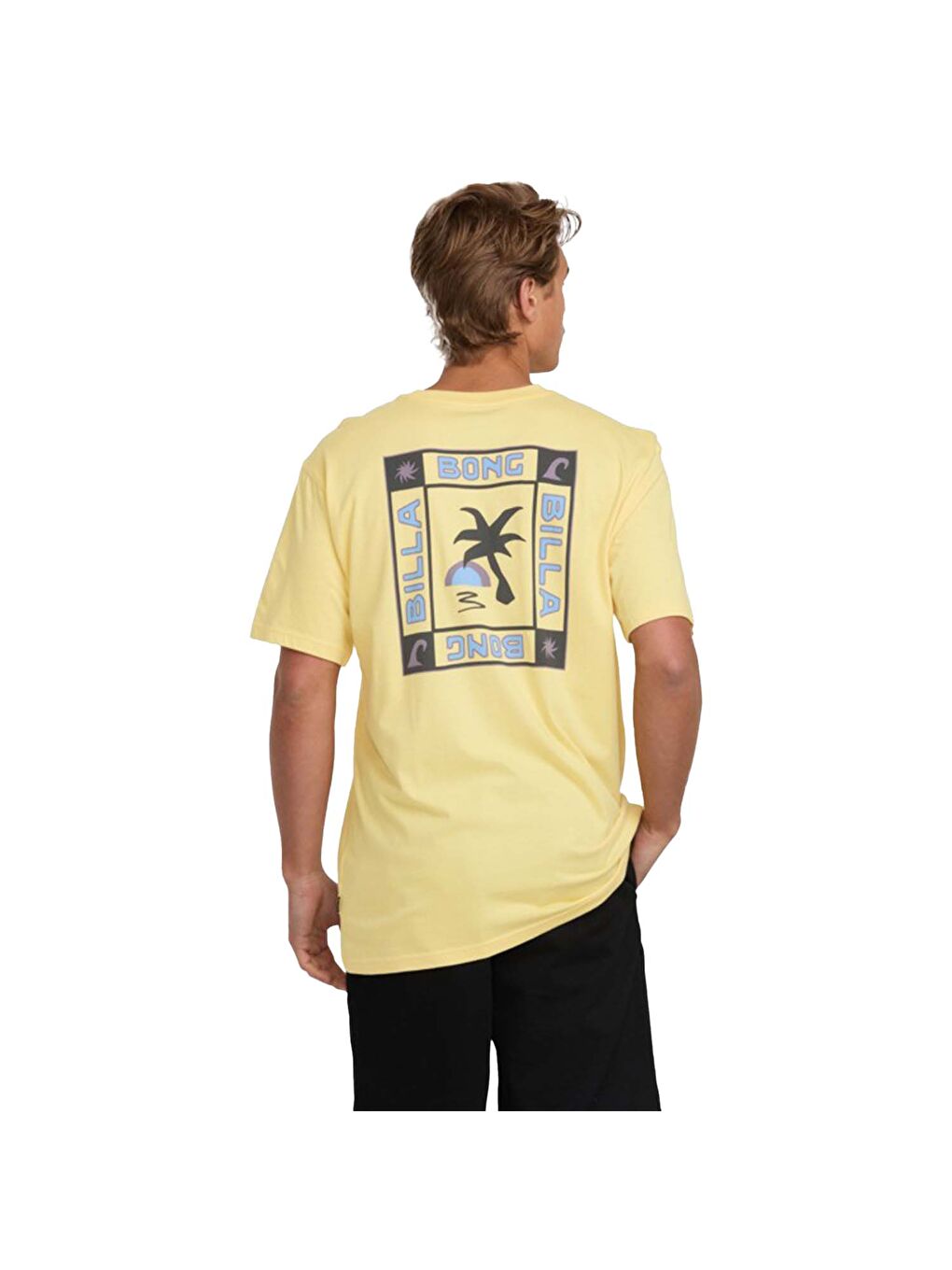 Sarı Window Premium Ss Erkek Tişört-5