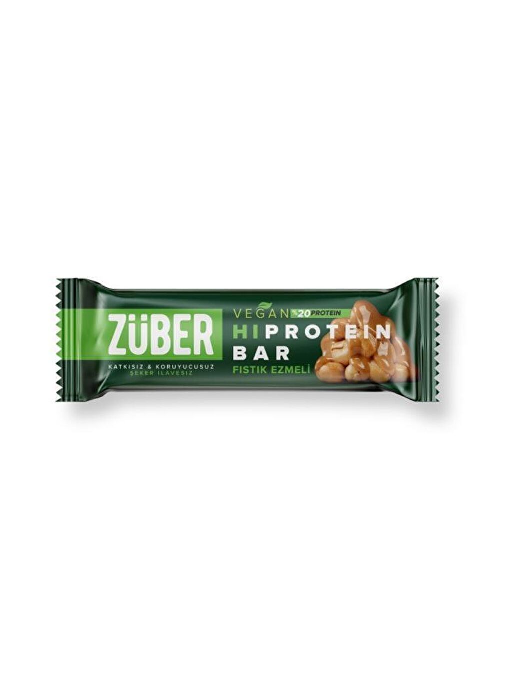 Züber Renksiz Vegan Hi-protein Bar Fıstık Ezmeli 45 G - 12 Adet X 45gr