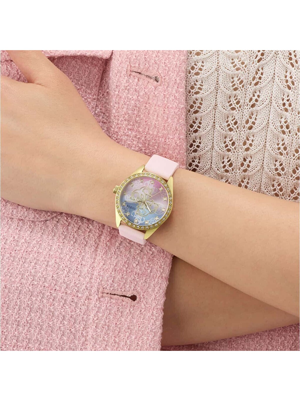 Pembe GUGW1042L2 Kadın Kol Saati-7