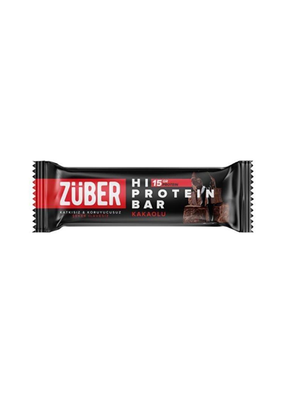 Züber Renksiz Kakaolu Yüksek Protein Bar 45 G - 12 Adet X 45gr - 1