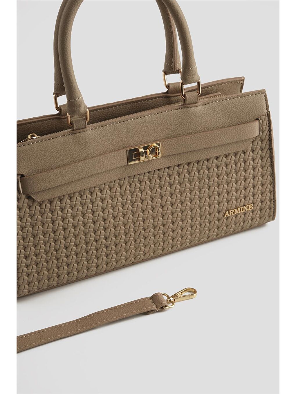 Bej Çanta Örgü 25Yd7407 Vizon-2