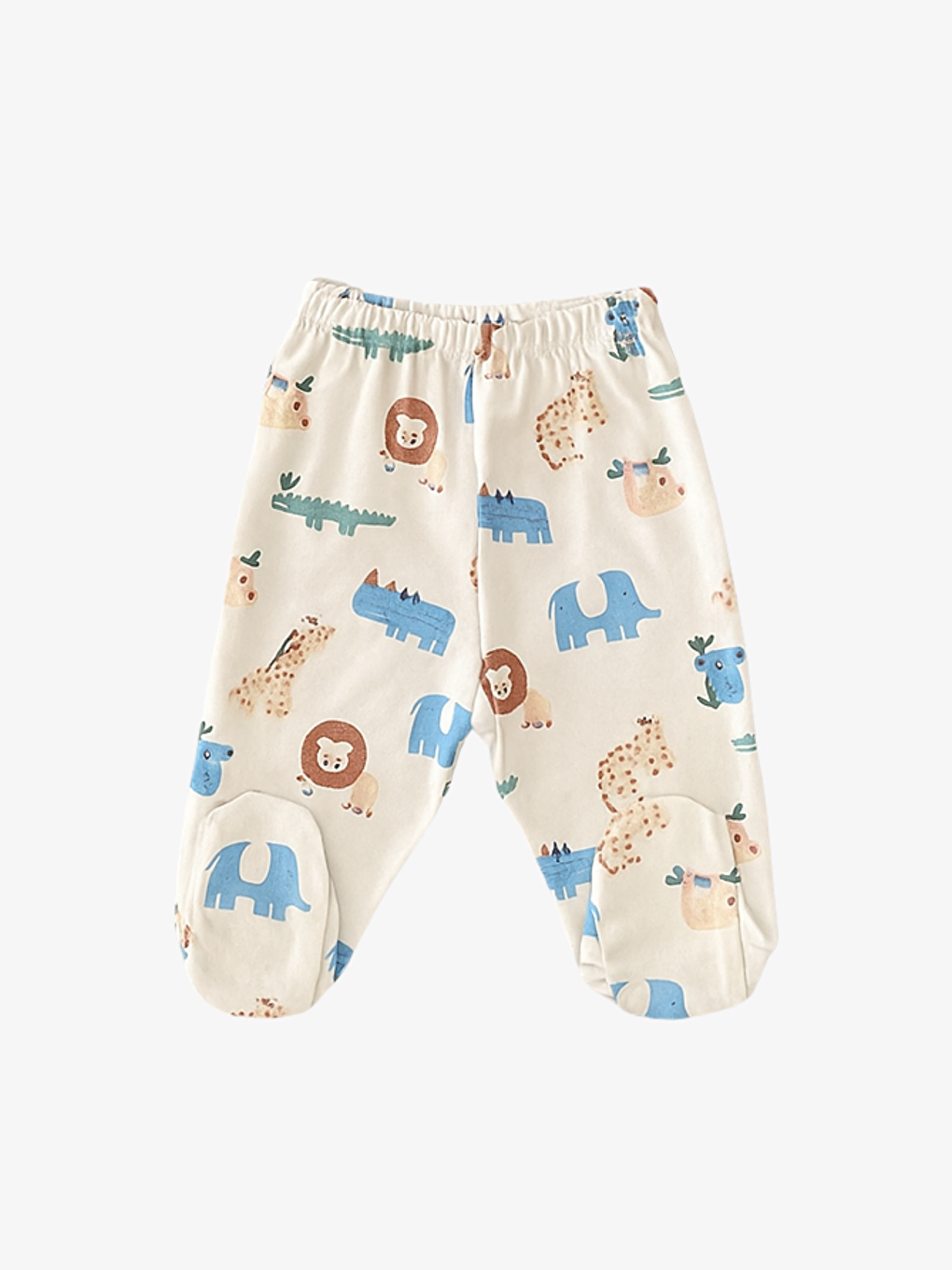 Ekru V Yaka Uzun Kollu Erkek Bebek Takım-2