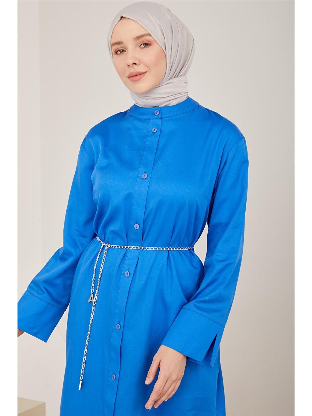 Mavi Oversize Gömlek Tunik 23Y4502 Kobalt-1