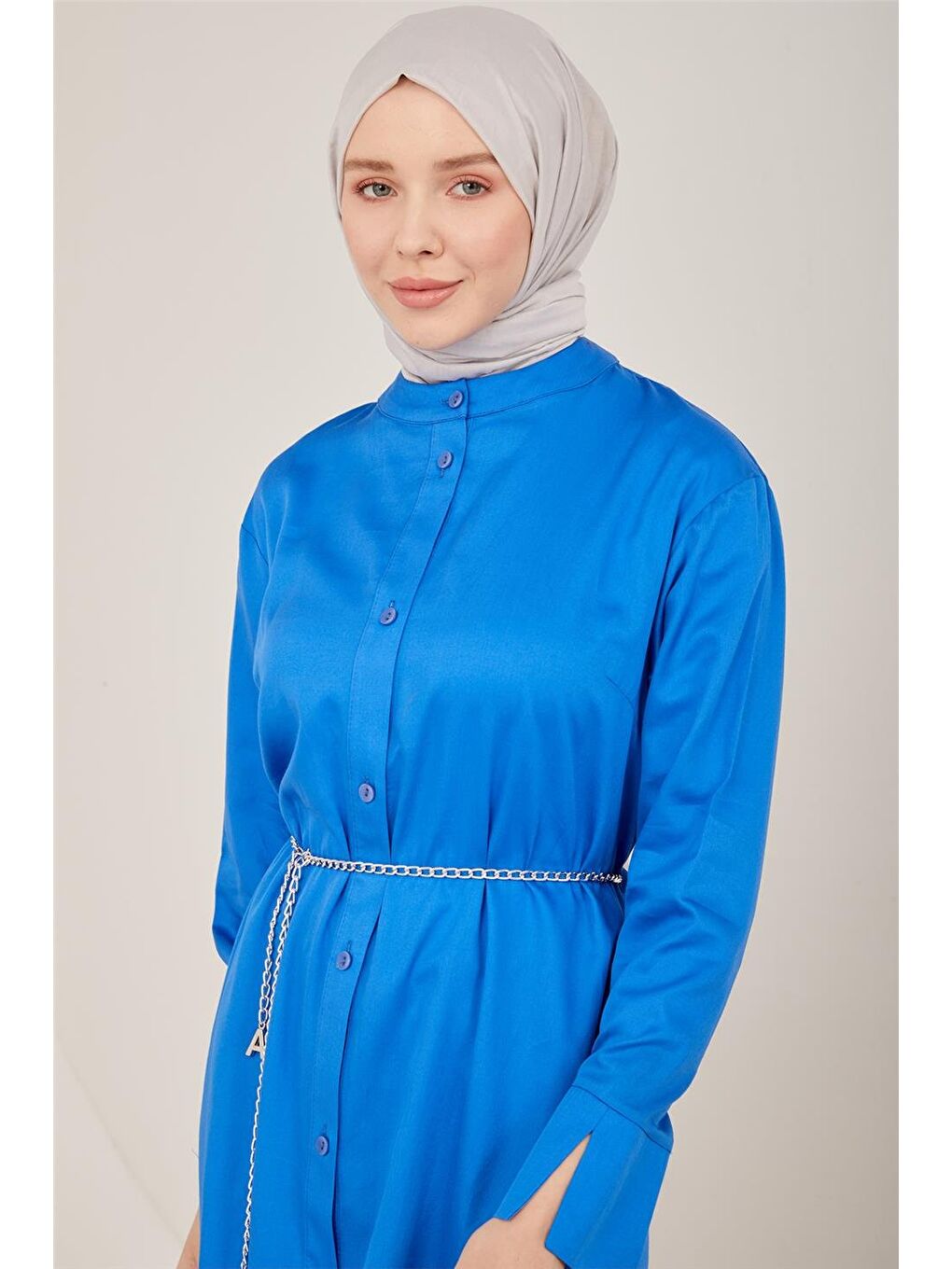 Mavi Oversize Gömlek Tunik 23Y4502 Kobalt-2