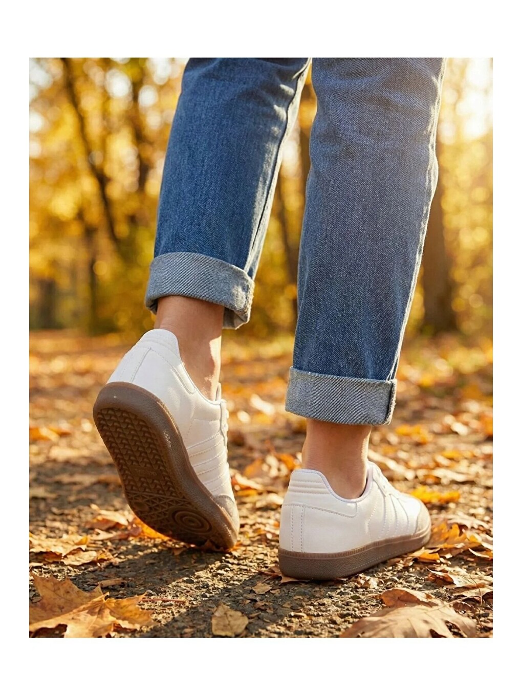 Beyaz Unisex Spor Ayakkabı Günlük Casual Sneakers-1