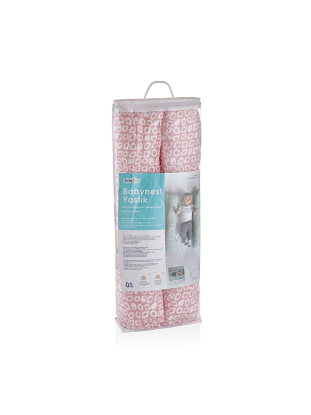 Babynest Anne Yanı Dönmeyi Engelleyen Minder Pembe-2
