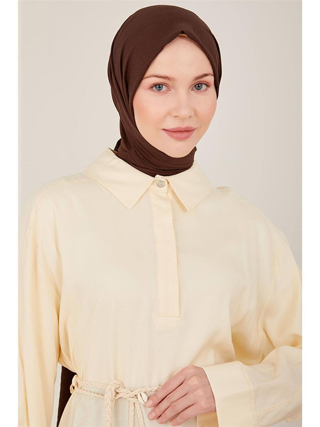 Bej Deniz Kabuğu Detaylı Tunik  23Y4504 Aytaşı-2