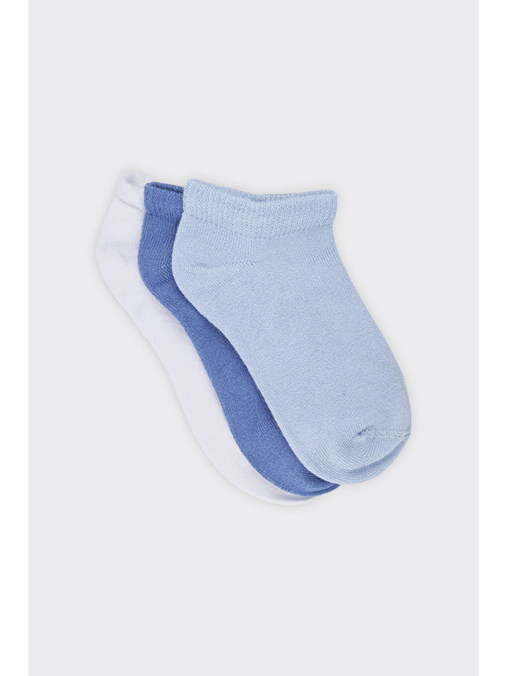 Karışık Erkek Çocuk Basic Renkli Patik Çorap Set