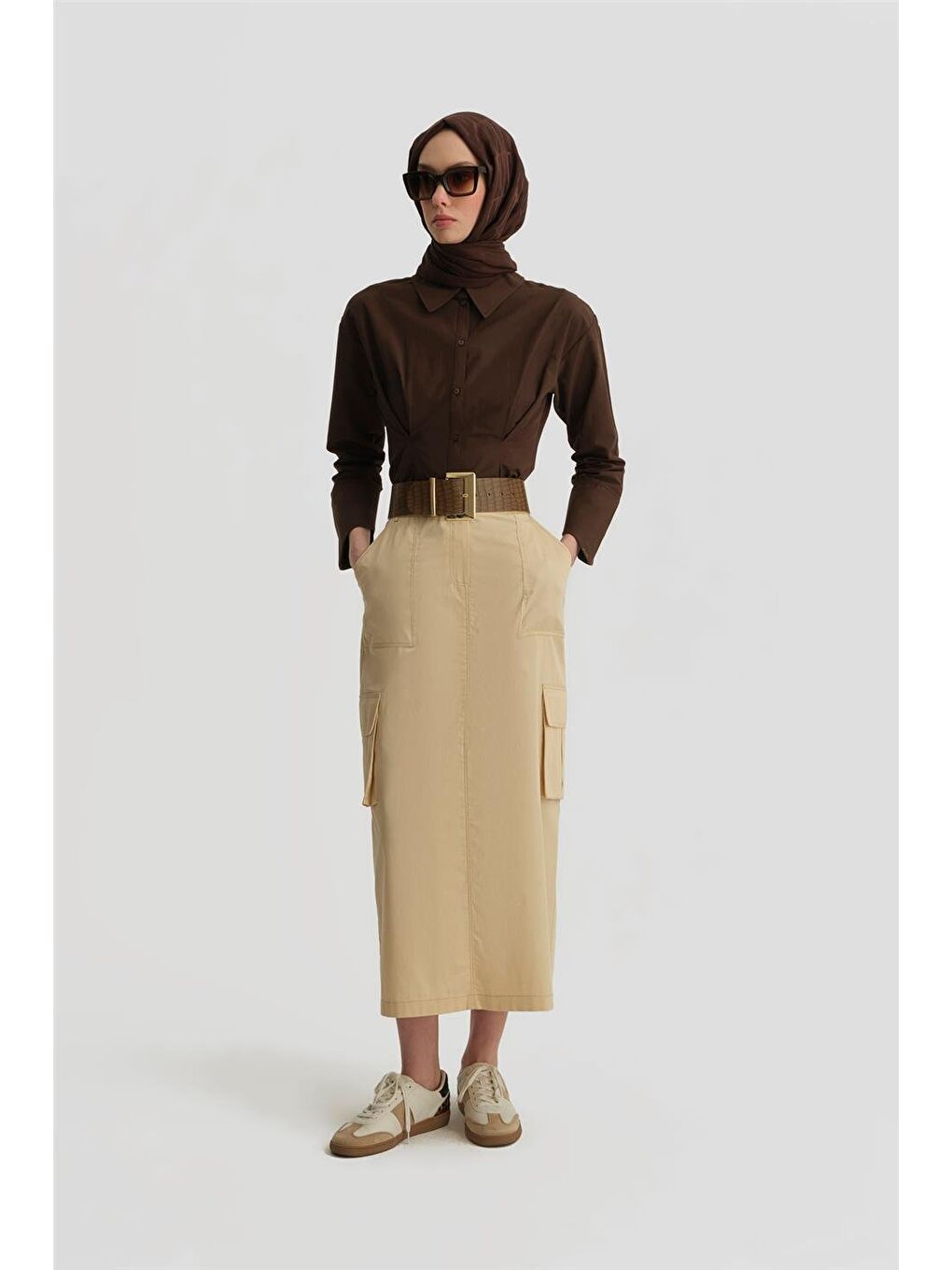 Bej Kargo Cepli Kalem Etek 25Y1824 Aytaşı