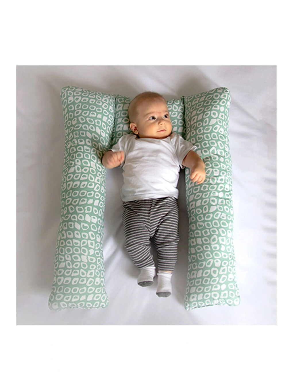 Babynest Anne Yanı Dönmeyi Engelleyen Minder Yeşil-1