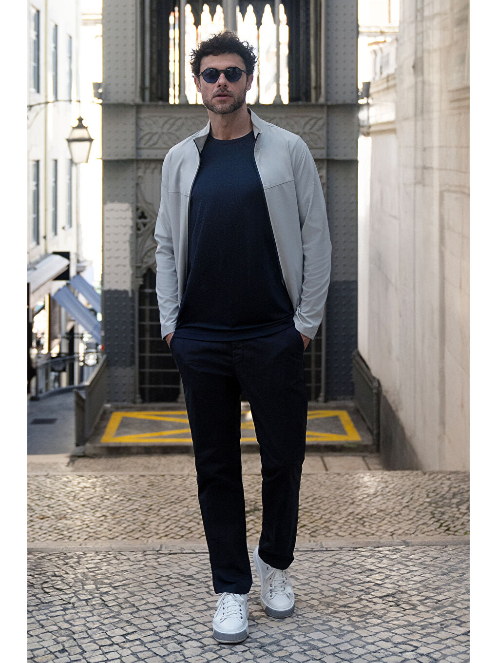 Siyah Regular Fit Elastanlı Kanvas / Chino Pantolon