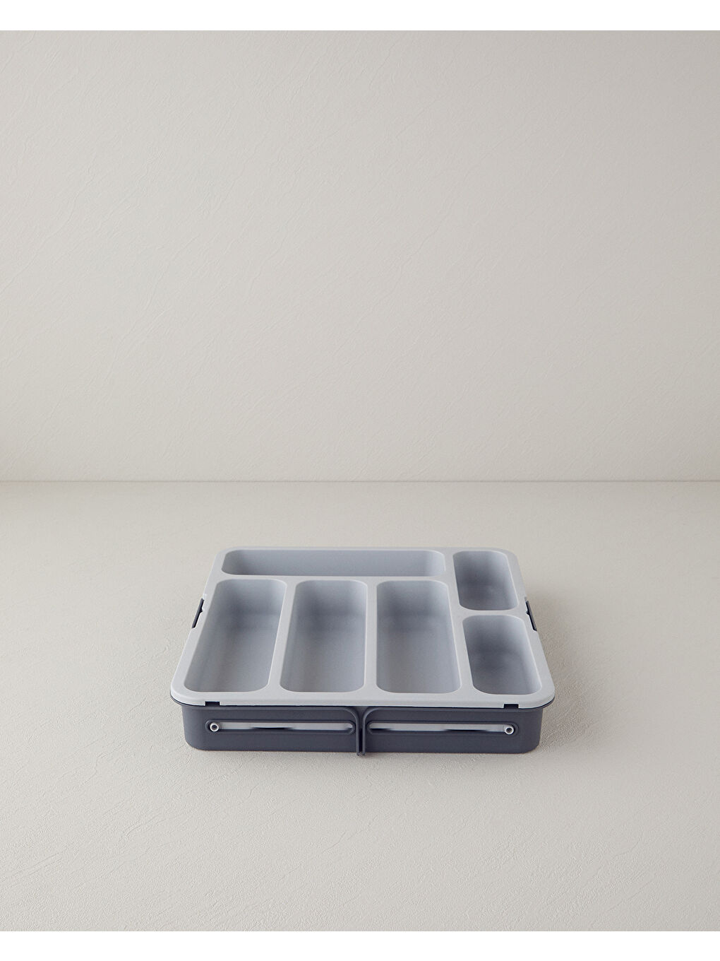 Basic Plastik Çekmece İçi Kaşıklık Mutfak Gereci Antrasit-1