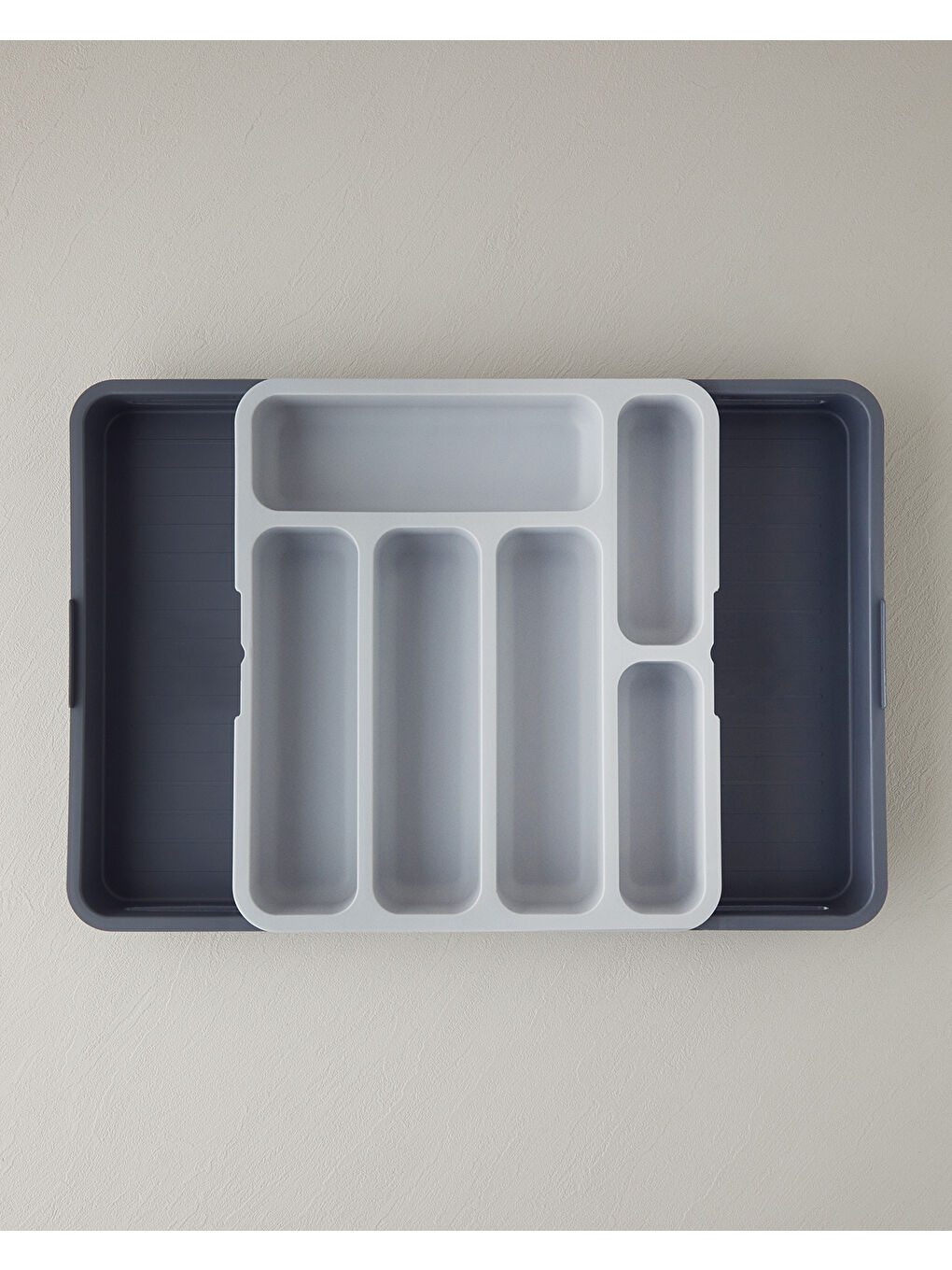 Basic Plastik Çekmece İçi Kaşıklık Mutfak Gereci Antrasit-2