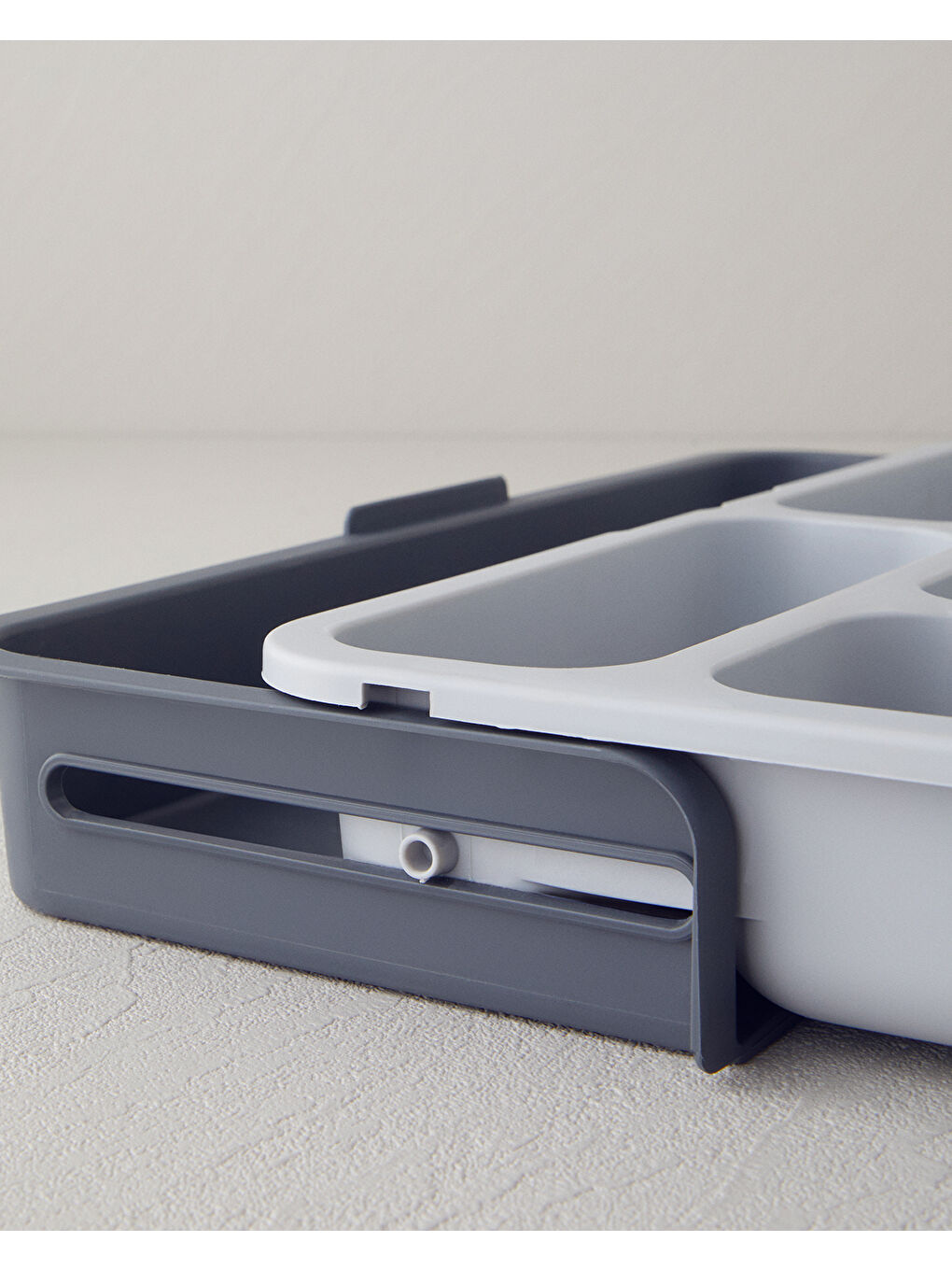 Basic Plastik Çekmece İçi Kaşıklık Mutfak Gereci Antrasit-4