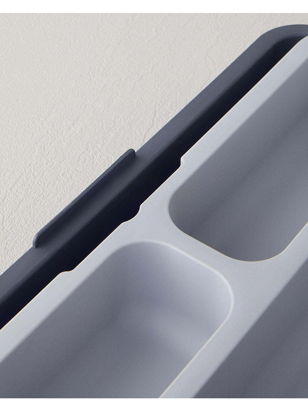 Basic Plastik Çekmece İçi Kaşıklık Mutfak Gereci Antrasit-5